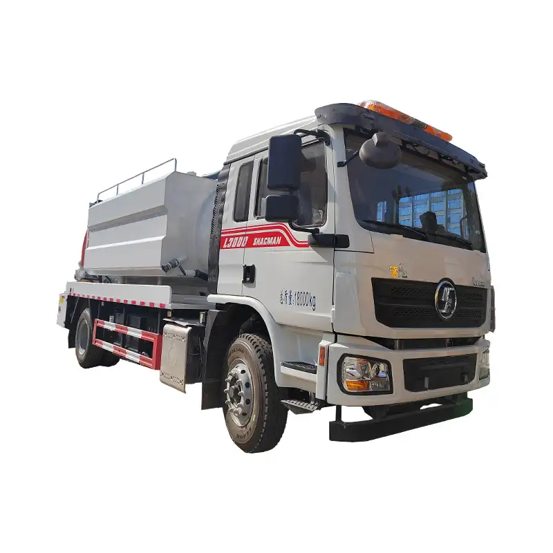 Camion aspirateur de nettoyage de canalisations à jet d'eau haute pression 14000L SHACMAN Sewer Jetting Vacuum Truck 14000L SHACMAN – Image 1